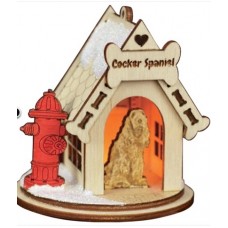 Ginger Cottages K9 Wooden Ornament - Cocker Spaniel